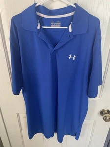 Under Armour Loose Golf Poloshirt Herren Gr. XL Polyester Performance Clean Nice - Bild 1 von 3