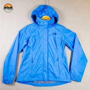 The North Face Dryvent Windbreaker Jacket Blue Hooded Gorpcore Women's Sz M - Picture 1 of 20