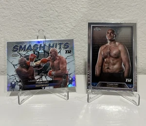 2024 Topps Chrome Boxing TYSON FURY SMASH HITS SP & TYSON FURY BASE LOT!! - Picture 1 of 2