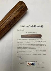 BATE TIENDA PRE MODELO EDD ROUSH H&B (1928-30) AUTENTICADO POR PSA *SALÓN DE LA FAMA* - Imagen 1 de 9