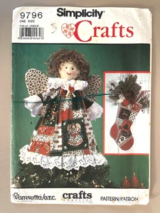 Accesorios de Navidad Simplicity Años 90, Patrón Decoraciones 9796 SIN CORTAR - Imagen 1 de 2