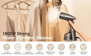 Powerful Garment Steamer For Clothes 1800W Portable Clothes Steamer Handheld WLX - Picture 1 of 13