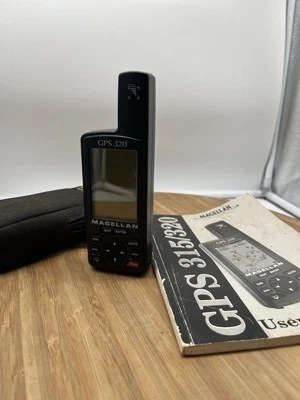 Magellan Vintage 1999 Portable Handheld GPS 320 For Outdoors Use Fishing Hiking - Image 1 of 4