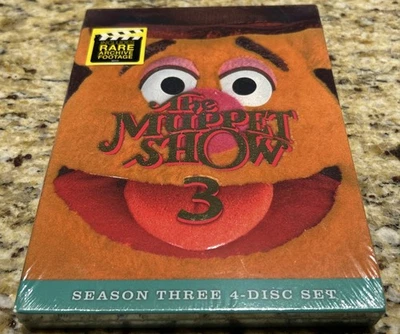 The Muppet  Show Season Three (DVD, 2008) 4-Disc Set New & Sealed - Image 1 of 2