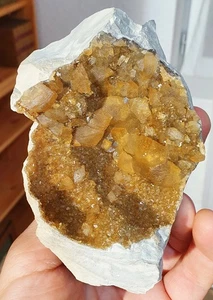 Calcite, Marcouly quarry, Salviac, Gourdon, Lot (46), Occitanie, France - Picture 1 of 4