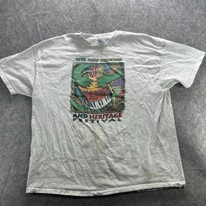 Camisa De Colección 1993 New Orleans Jazz And Heritage Festival Para Hombres 2XL Caimán - Imagen 1 de 20