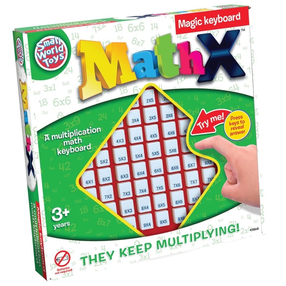 Multiplication Board Game, Push Button Multiplication Machine for Kids 3+, Ki... - Image 1 of 4