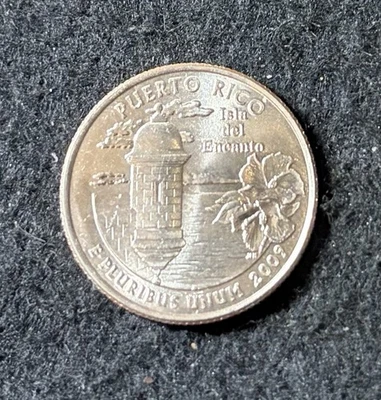 2009 D Puerto Rico Quarter Circulated - Image 1 of 2