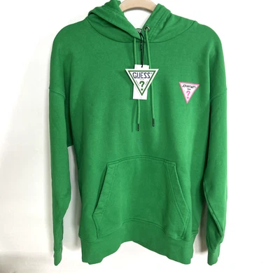 GUESS U.S.A × Jon & Vinny’s Italian Collab Green Hoodie Limited Edition Sz M NEW - Image 1 of 4