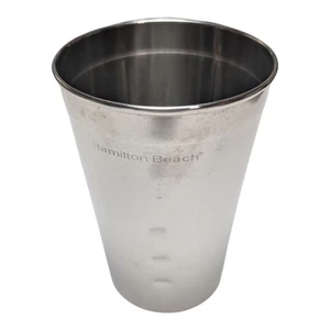Taza batida Hamilton Beach original OEM acero inoxidable genuino - Imagen 1 de 3