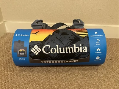 72 X 72 Columbia Outdoor Blanket Mat Waterproof Camp Festival Stadium Beach New - Image 1 of 4