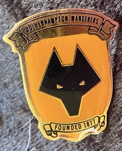 Wolverhampton Wanderers supporters enamel pin badge - Picture 1 of 1