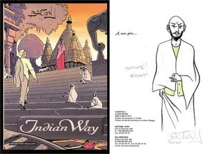 DEDICACE Jacques BARTON INDIAN WAY Ed. POINT IMAGE-JVDH EO 2002 - Imagen 1 de 4