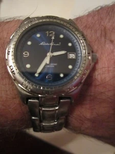 EDDIE BAUER LG DATE SPORT WATCH - 0113 - VERY HEAVY CASE AND BAND - BBA-28 - Picture 1 of 5