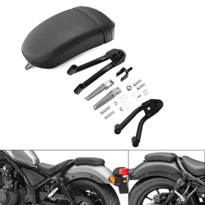 Rear Passenger Seat Pillion & Foot Pegs Fit For Honda Rebel CMX300 500 2017-2024 - Picture 1 of 12