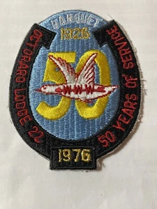 Boy Scout Order of the Arrow 1926-1976 Lodge 22 Octoraro Banquet Patch - Picture 1 of 1