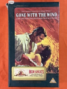 Gone With The Wind - VHS Video - Pal - Video Cassette - Picture 1 of 3