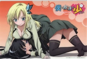 Alfombrilla de ratón de plástico delgada Boku wa Tomodachi ga Sukunai Mikazuki Yozora Sena - Imagen 1 de 2