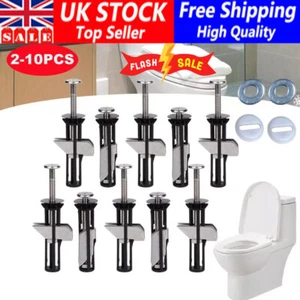 2025 Heavy Duty Toilet Seat Fastener Bolt Kit Universal Toilet Seat Bolt Kit KH - Picture 1 of 17