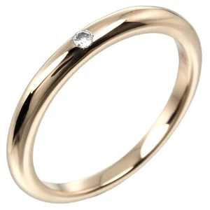 BVLGARI Fedy Ring 0.1" model K18 Pink Gold/diamond #4.5(US Size) 2.43g Women - Picture 1 of 10