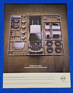 2004 NISSAN FRONTIER MIDSIZE TRUCK ORIGINAL PRINT AD "BUILD YOUR OWN" SHIPS FREE - Picture 1 of 1
