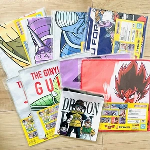 Dragon Ball Ichiban Kuji GINYU FORCE Preis Handtuch komplett 8 Stück Reißverschlusstasche Sets - Bild 1 von 4