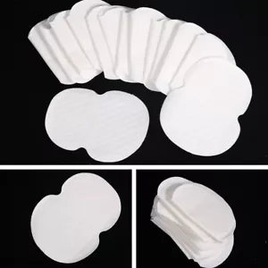 100 X Underarm Armpit Sweat Pads Stickers Shield Guard Absorbing Disposable USA - Picture 1 of 12