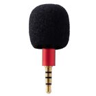 Plug and Play Metal Mini Microphone Mic 3.5mm Speaker Microphone  Mobile Phone