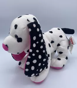 GANZ Webkinz Polka-Dot Puppy HM702 No Code Plush Rare Retired HTF - Picture 1 of 6