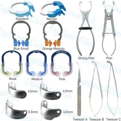 Bandas de matriz dental anillo abrazadera de matriz seccional ajuste sistema Garrison Palodent V3 - Imagen 1 de 4