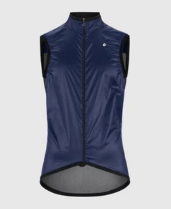 Assos Men's MILLE GT Wind Vest C2 Lightweight Wind-Rain Vest Genesi Blue Size S - Picture 1 of 4