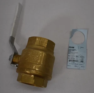 FNW Figure X415 2" Brass Full Port Ball Valve 600# WOG 150 WSP Threaded - Picture 1 of 7