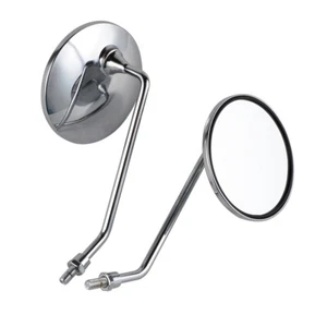 M8 8mm x 1.25 Chrome Motorcycle Scooter Mirrors for CF MOTO GY6 50cc 150cc - Picture 1 of 5
