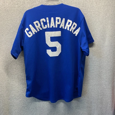 Vintage Chicago Cubs Nomar Garciaparra Jersey Mens Large Blue Red MLB Baseball Cover