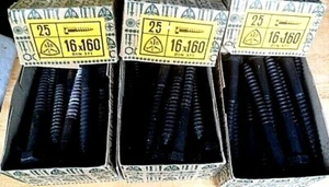 Holzschrauben 6-kant 16 x 160  68 Stück  6-kant Schlüsselschrauben schwarz - Bild 1 von 2