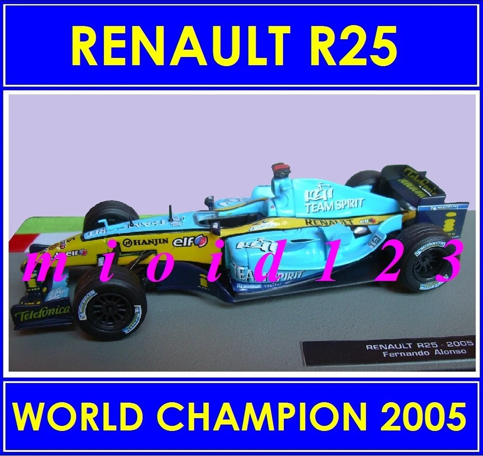 F1 2005 - RENAULT R25 : Fernando ALONSO -  winner San Marino GP - 1/43 Die-cast - Immagine 1 di 1