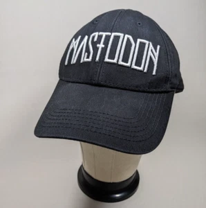Mastodon Logo Adjustable Metal Baseball Hat Cap Black - Foto 1 di 7