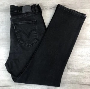 Levi’s Classic Straight Jeans Black Denim Pant Women’s Size 10 - Picture 1 of 21