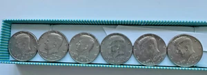 Kennedy Juego de 50 céntimos D 1971, 1972, 1973, 1974, 1976, 1977 (6 monedas) - Imagen 1 de 19