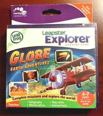 LeapFrog LeapPad Explorer: Globe - Earth Adventure, Leap Pad 1 2 3 GS XDI U NIB - Image 1 of 3