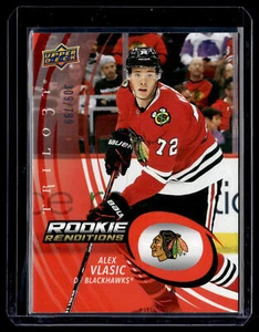 2022-23 Upper Deck Trilogy #RR-24 Alex Vlasic Rookie Renditions Red #/799 - Picture 1 of 2