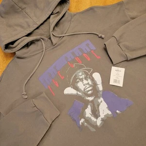 Ice Cube Hoodie Womens XL Long Sleeve Oversized Cropped Pullover Gray NEW - Picture 1 of 12