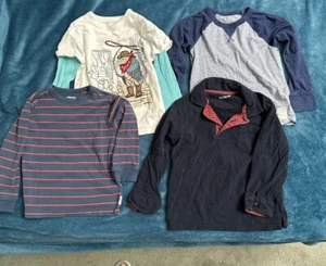 4 Assorted Boys Tops Sz 5 Baby Gap Long Sleeves - Picture 1 of 5