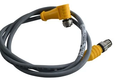 NEW Turck WKS 4.4T-1-RSS 4.4T U2485-52 M12 eurofast Cordset Right Angle Cable  - Image 1 of 3