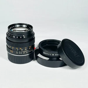 Leica 50 mm f/1.4 Summilux-M Ver. II obiettivo telemetro nero 11114 1984 - Foto 1 di 9