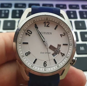 Citizen Eco-Drive 41mm WR 10 Bar St. Stahl J800-S078270 Herrenuhr Uhr Montre - Bild 1 von 10