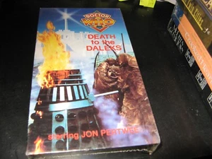 VHS-Doctor Who-Death To The Daleks-Jon Pertwee-NEW!!!!!!!!!! - Picture 1 of 1
