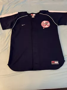 Vintage Nike MLB New York Yankees CC Sabathia #52 Jersey Size Youth L - Picture 1 of 7