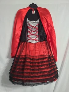 Women's Wicked Red Riding Hood Costume One Size Fits Most Halloween Costume - Picture 1 of 6