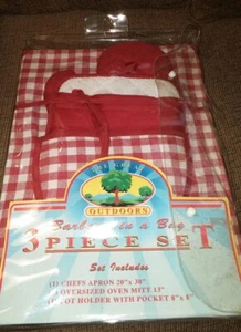 NEU Outdoor Grill in einer Tasche Grillen Chef 3 Stück Set - Bild 1 von 5